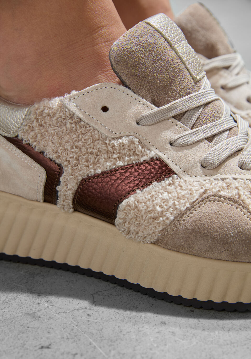 SOFTWAVES Baskets basses 8.95.05 en beige - large