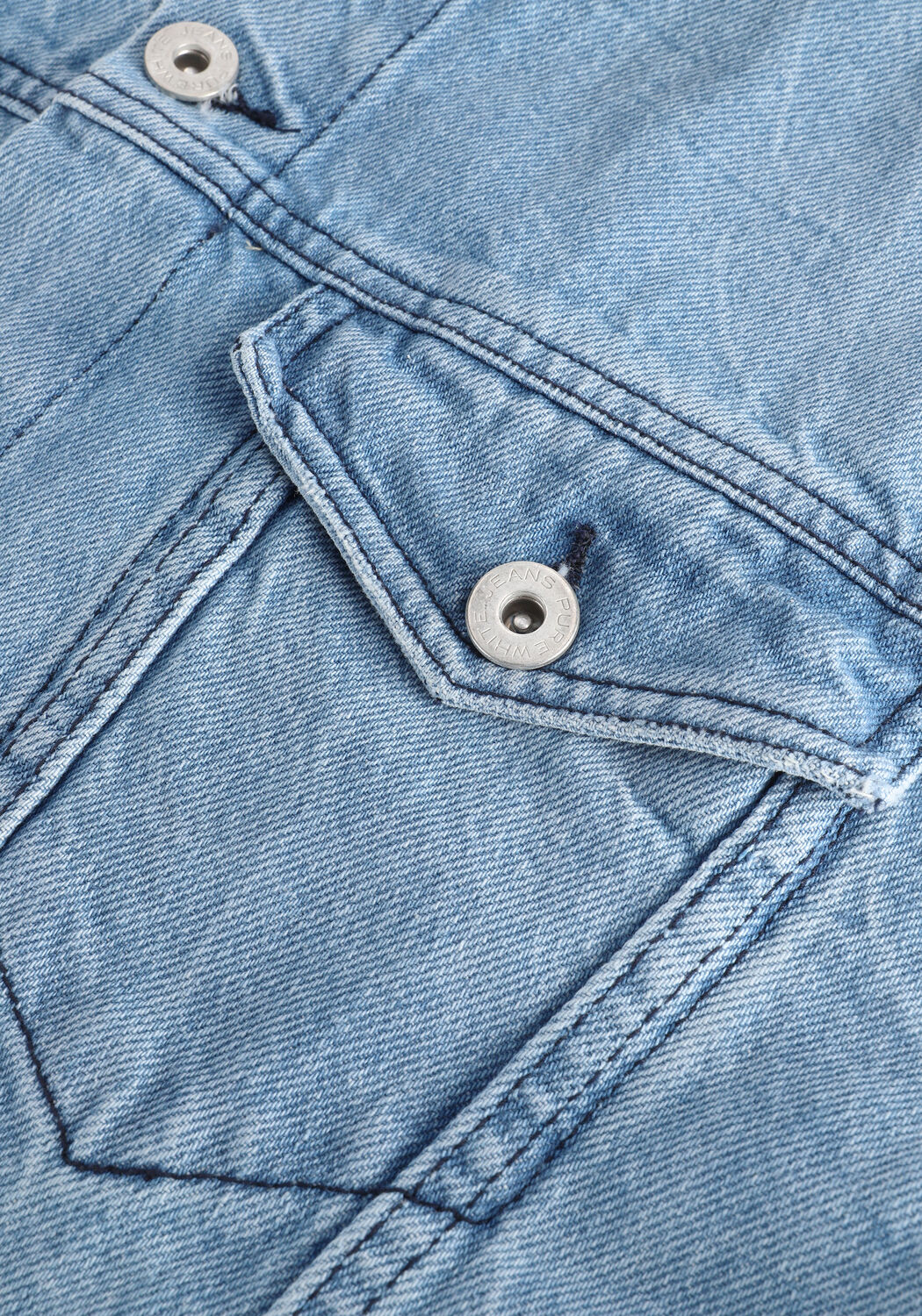 PUREWHITE Veste en jean 22010406 en bleu - large