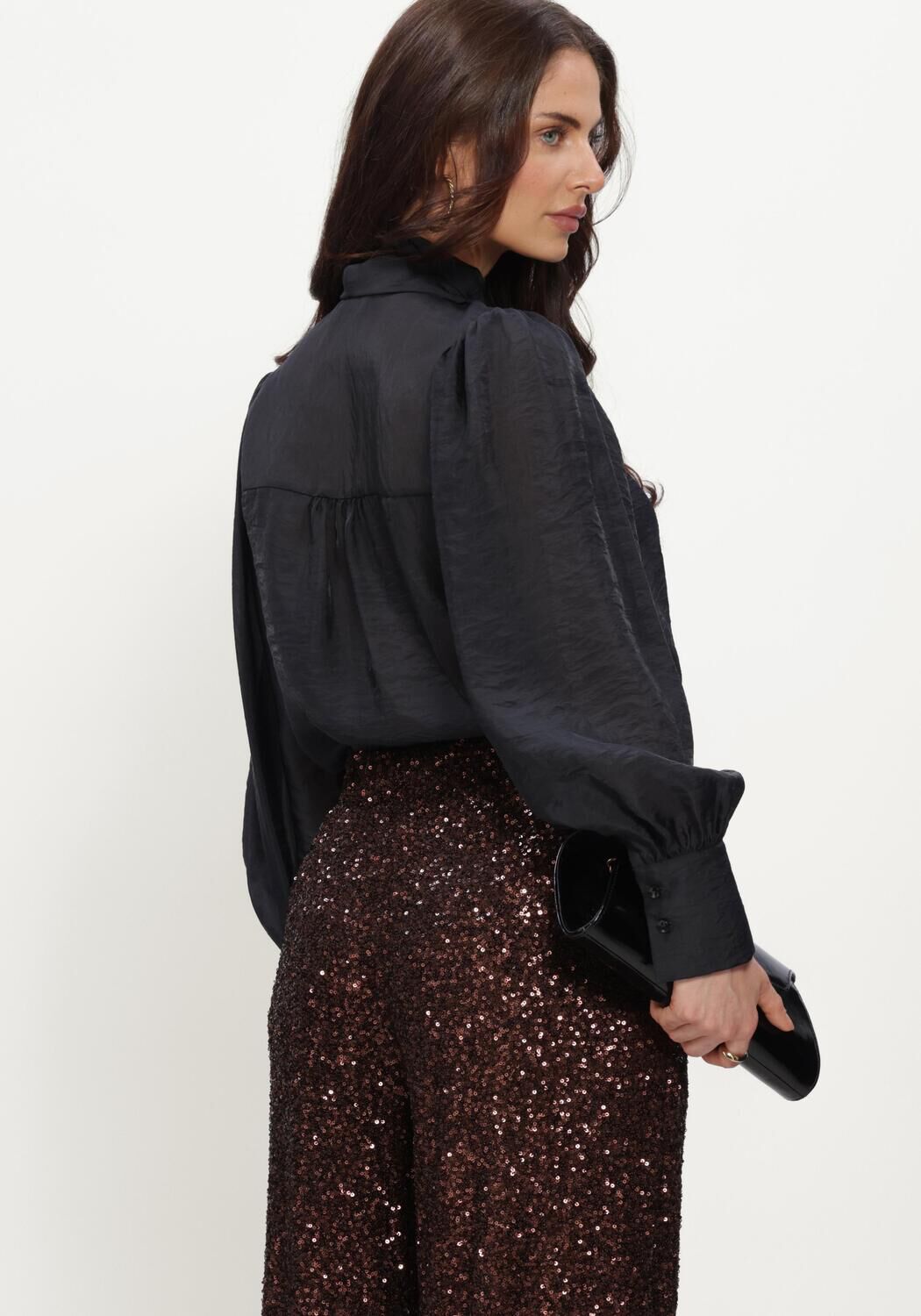 STUDIO ANNELOES Marije blouse Blouses en noir - large
