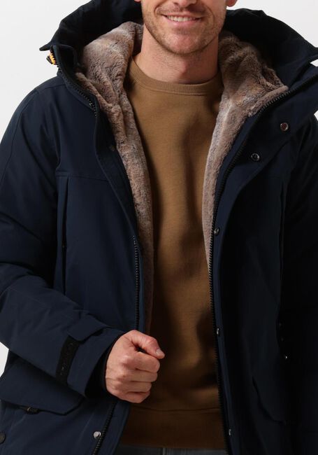 PME LEGEND LONG JACKET ICE PILOT OTTOMAN Vestes en bleu - large