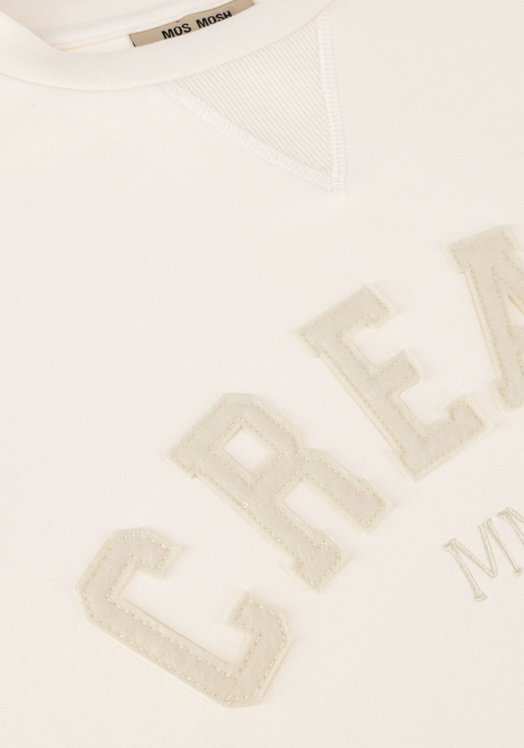 MOS MOSH Pull MMCELLI O-LS SWEATSHIRT &Eacute;cru - large