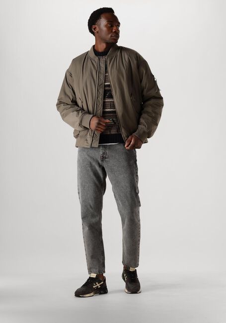 FORÉT Jack BOW BOMBER JACKET Vert foncé - large