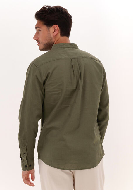 ANERKJENDT Chemise décontracté AKLUKAS LINEN SHIRT en vert - large