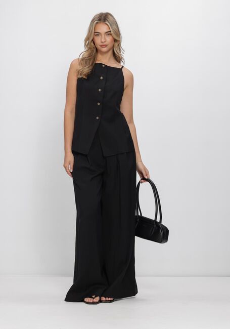 Zwarte WITHBLACK Broeken/jumpsuits WBLMARITSA HW WIDE PANT - large