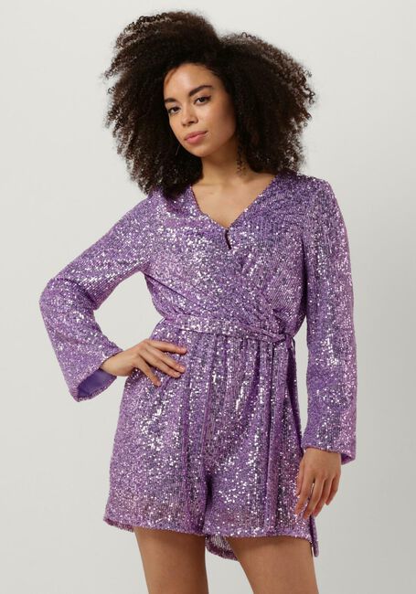 Paarse NOTRE-V  NV-BIBI PLAYSUIT GLITTER - large