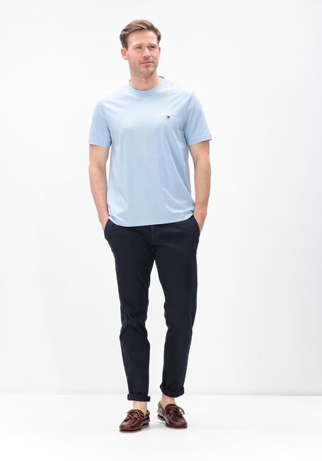 TOMMY HILFIGER T-shirt BRAND LOVE SMALL HILFIGER TEE Bleu clair - large