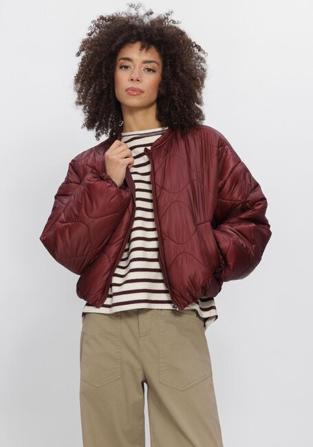 PENN & INK Veste matelass&eacute; W26C387 Bordeaux - large
