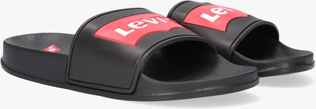 LEVI'S Claquettes POOL 02 en noir  - large