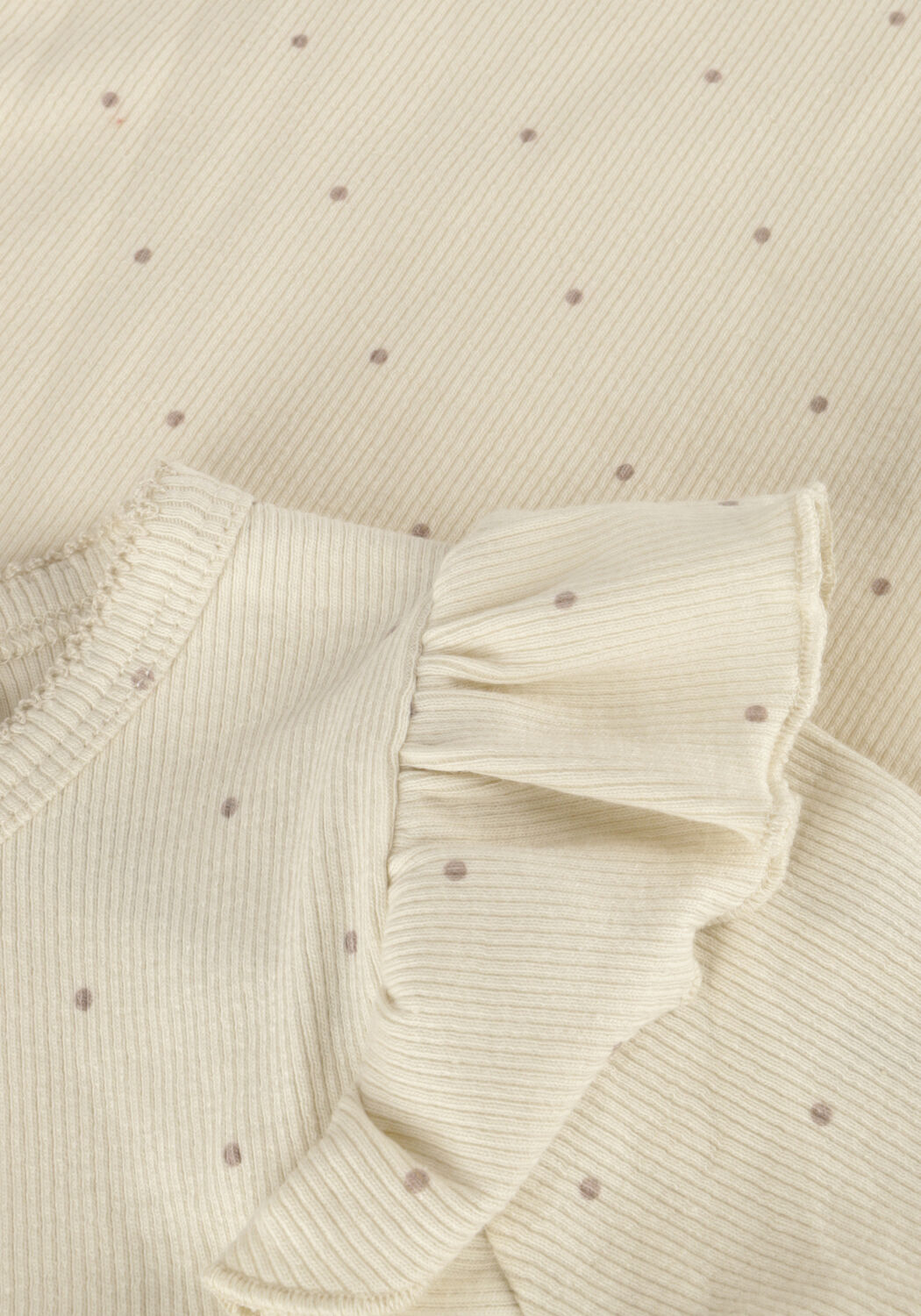 Beige LIL' ATELIER Top NMFGAGO KUO LS SLIM TOP LIL - large