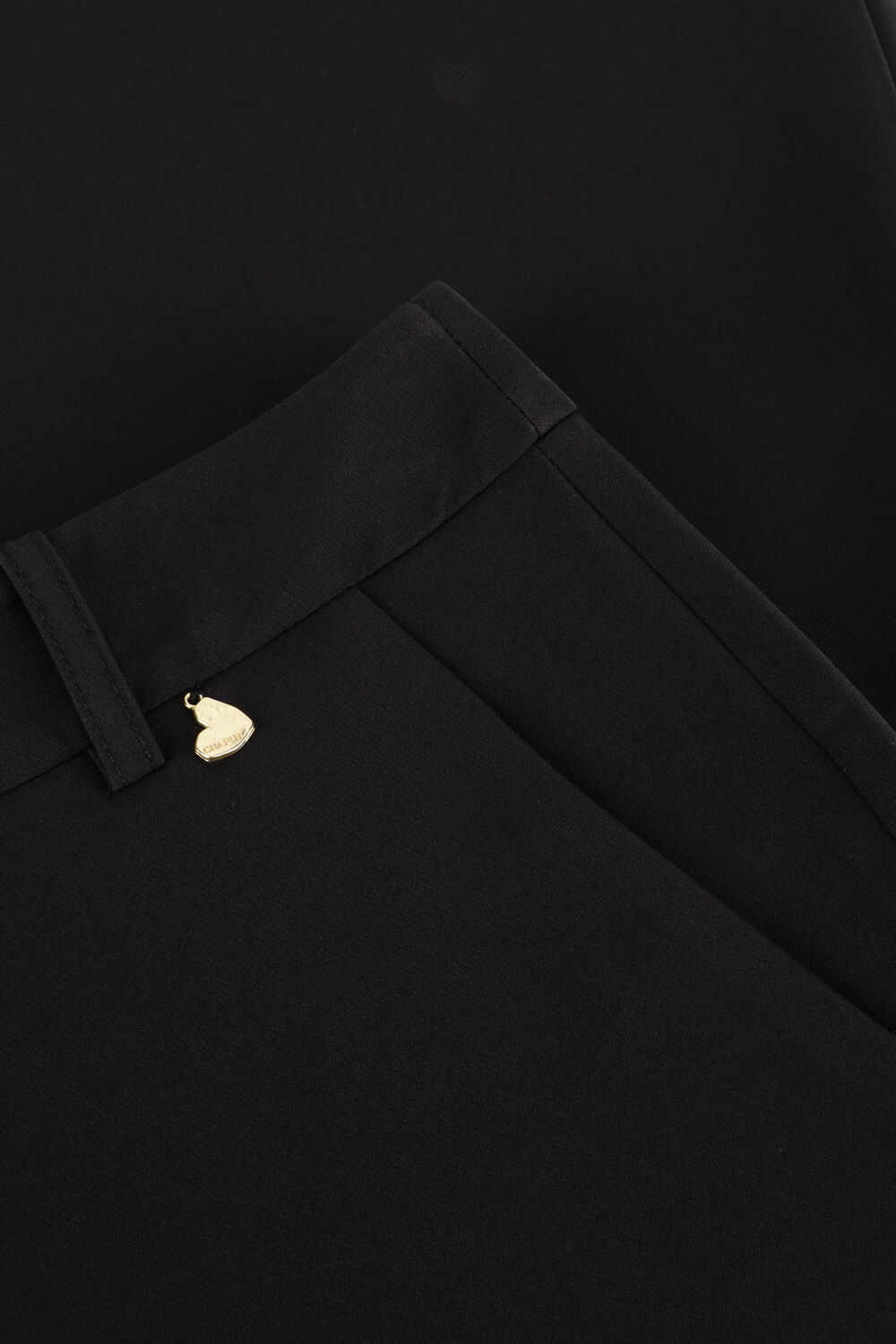 Zwarte FABIENNE CHAPOT Flared broek PUCK TROUSERS - large