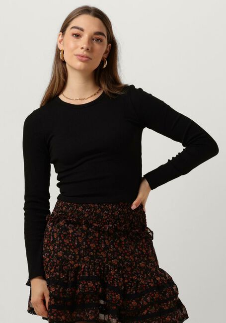 MODSTRÖM IGORMD LS CROP TOP Hauts & T-shirts en noir - large