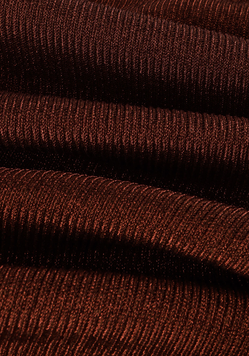 GESTUZ Robe midi SILVIGZ LS LONG DRESS en bronze - large