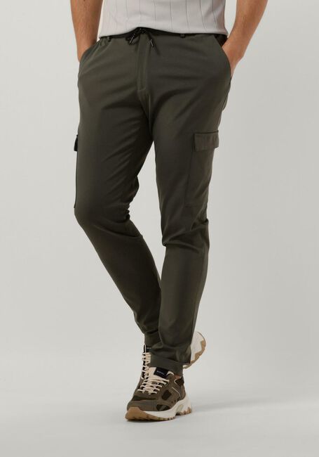 GENTI Pantalon cargo P7025-1967 en vert - large