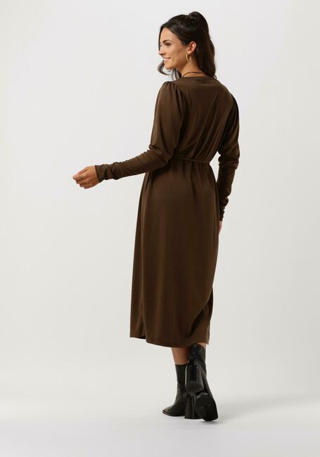 MINUS Robe midi BRINLEY BOATNECK DRESS en marron - large