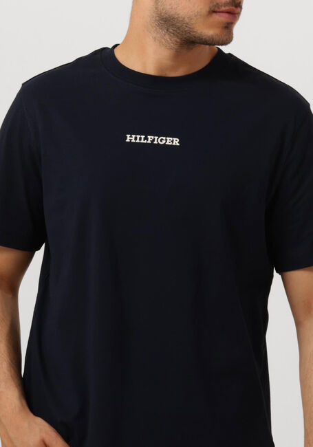 TOMMY HILFIGER T-shirt MONOTYPE SMALL CHEST PLACEMENT Bleu foncé - large