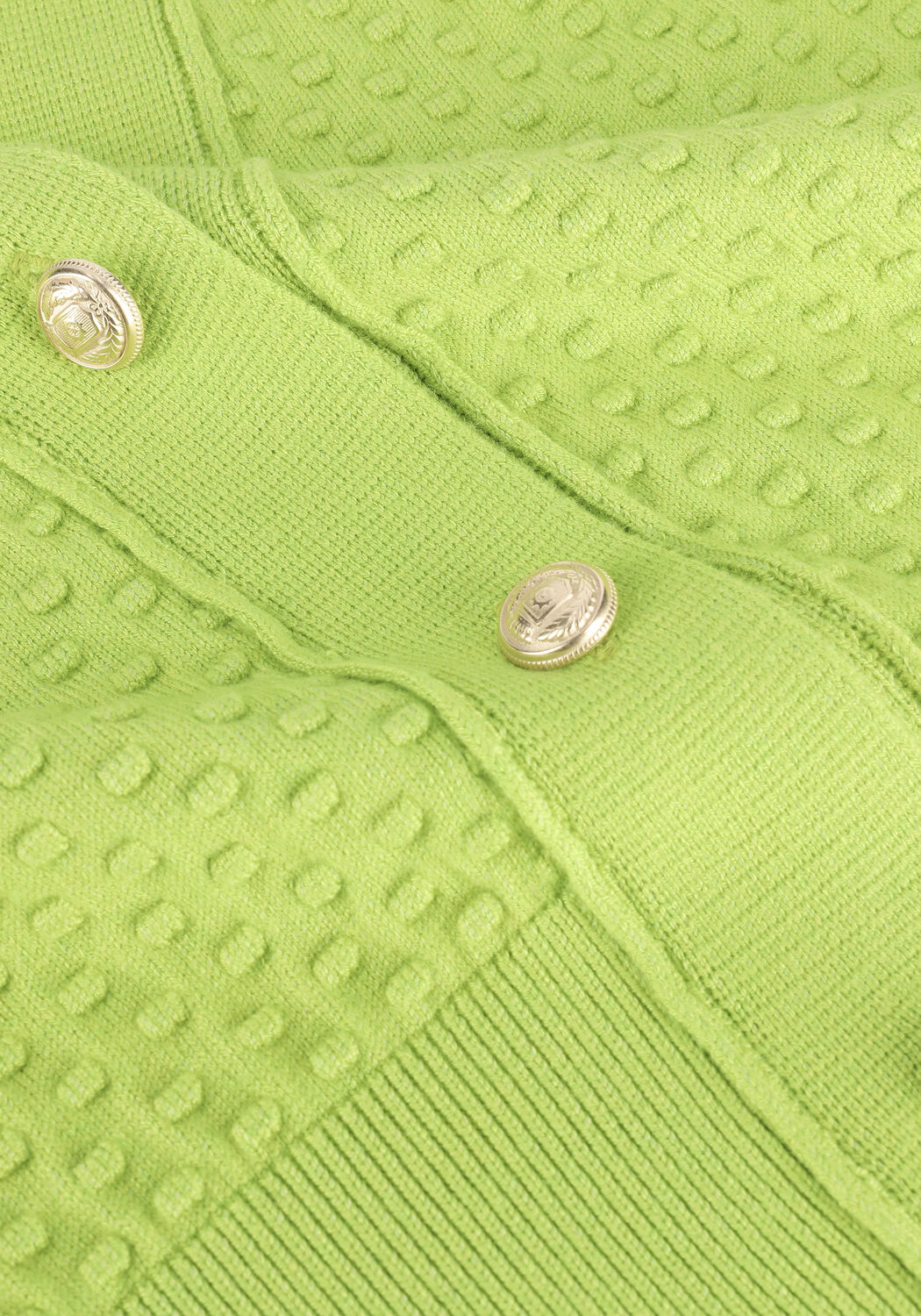 Groene VANILIA Vest CUTE KNITTED CARDI - large