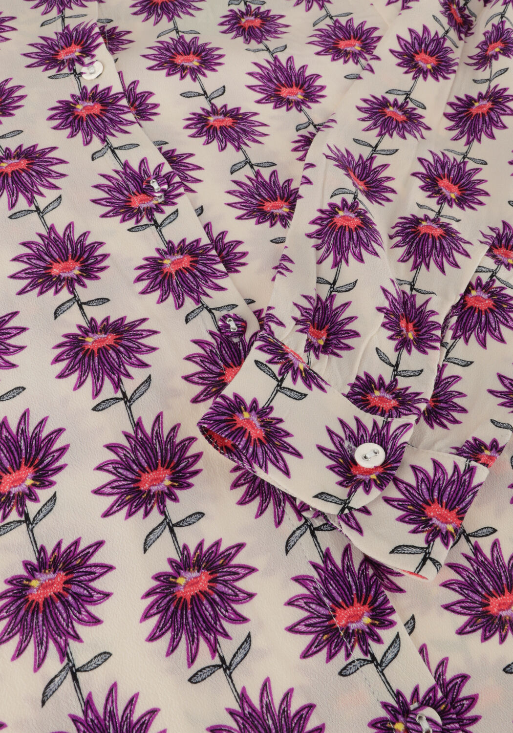 POM AMSTERDAM MILA FLOWER ECRU BLOUSE Blouses &Eacute;cru - large