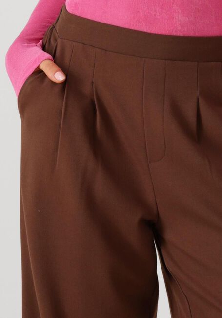 STUDIO AMAYA Pantalon large JASMIN en marron - large