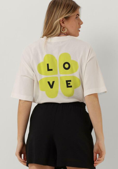 Witte CATWALK JUNKIE T-shirt TS LUCKY LOVE - large