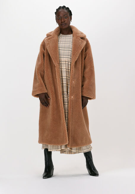 STAND STUDIO Manteau Teddy MARIA COAT TEDDY en camel - large