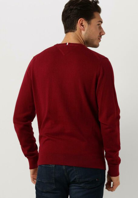 TOMMY HILFIGER Pull PIMA ORG CTN CASHMERE CREW NECK en rouge - large