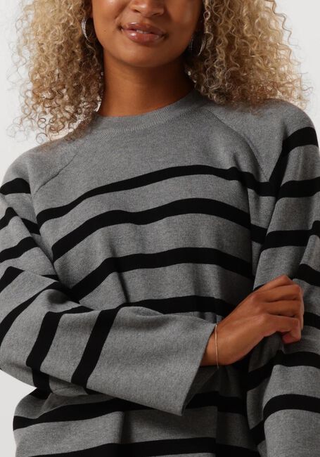 OBJECT Pull OBJESTER LS KNIT TOP en gris - large