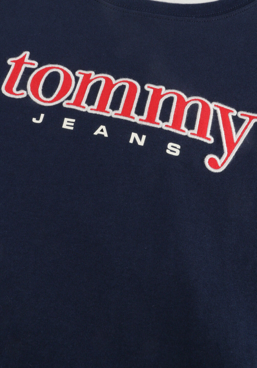 TOMMY JEANS T-shirt TJW BXY TOMMY APPLIQUE SS TEE Bleu fonc&eacute; - large