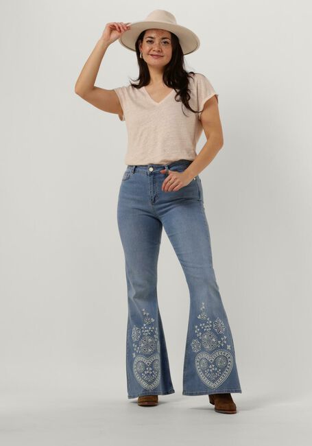 Blauwe FABIENNE CHAPOT Flared jeans EVA EXTRA FLARE EMBRO 155 - large