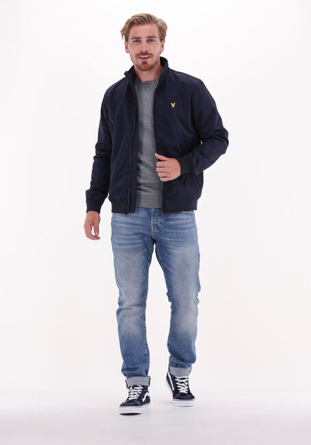 Blauwe LYLE & SCOTT Jack FLEECE LINED FUNNEL NECK JACKET - large