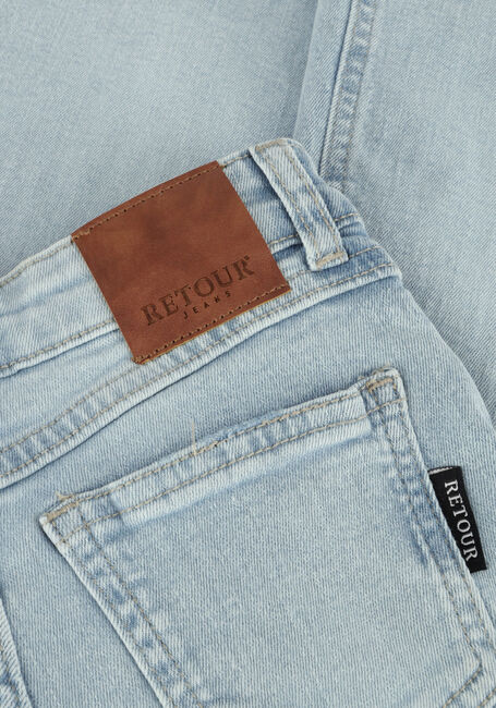 Lichtblauwe RETOUR Wide jeans CELESTE - large