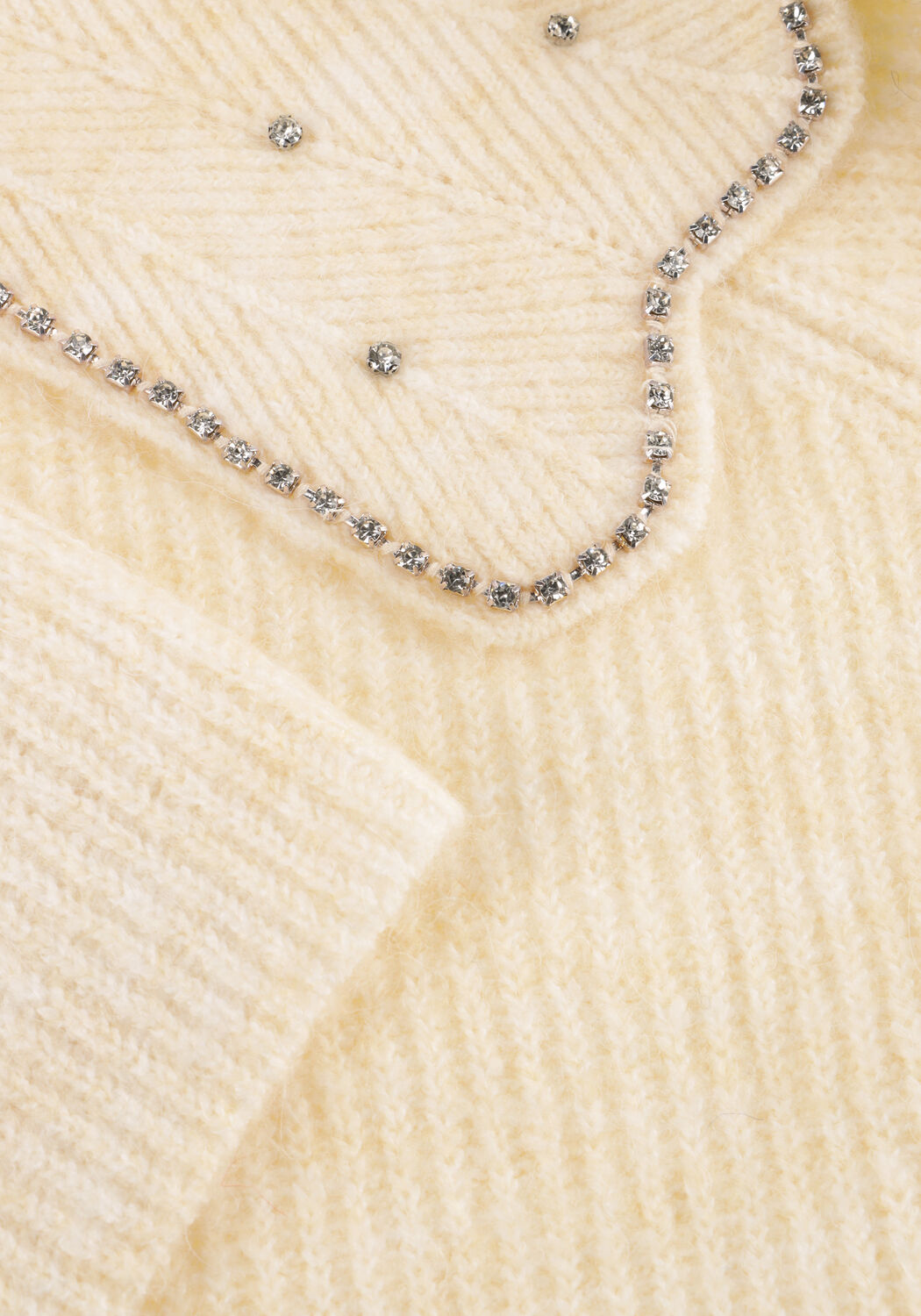 Creme Y.A.S. Trui YASCHARMA LS KNIT PULLOVER S. - large