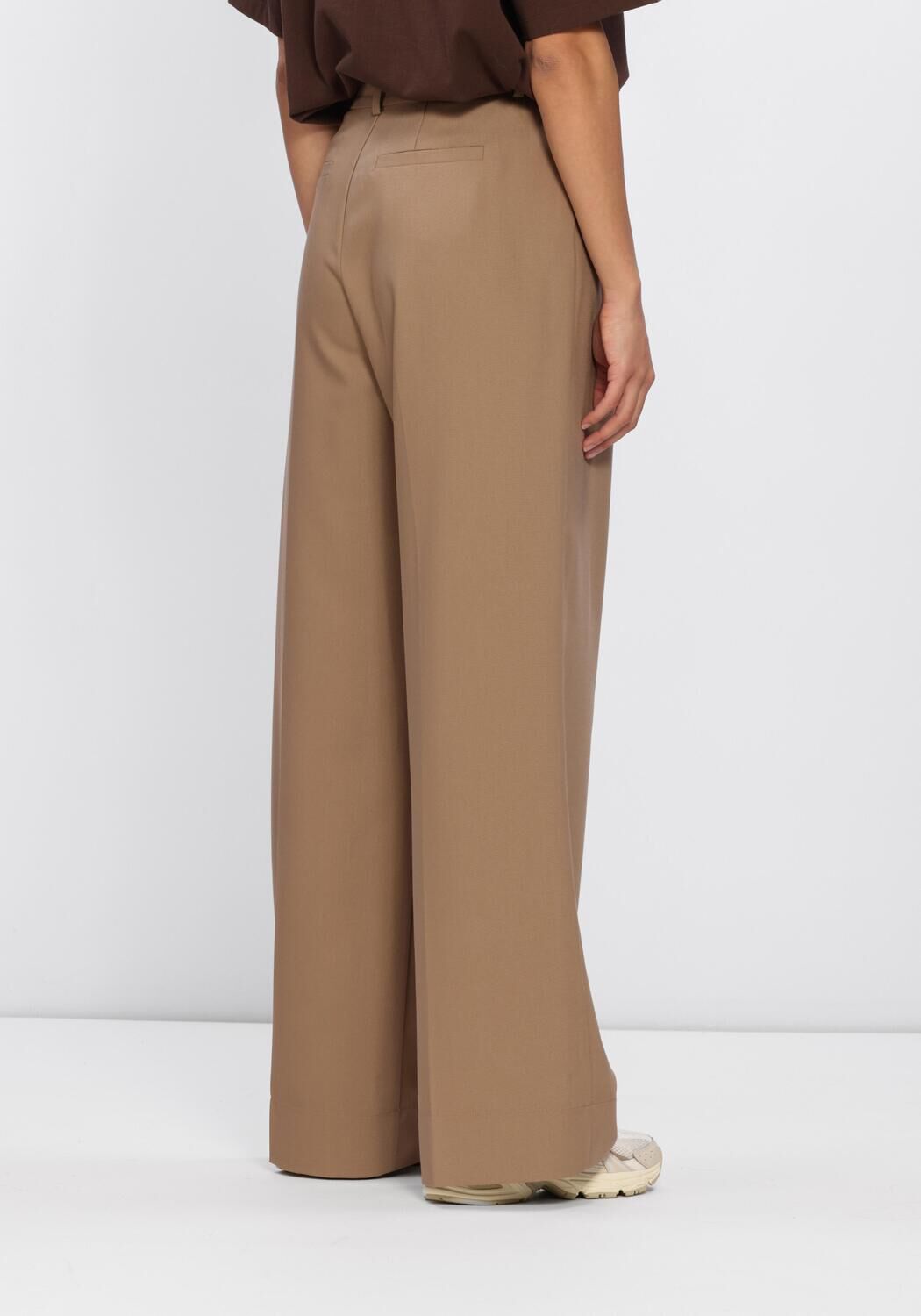 HARPER & YVE Pantalon large SYDNEY-PA en camel - large