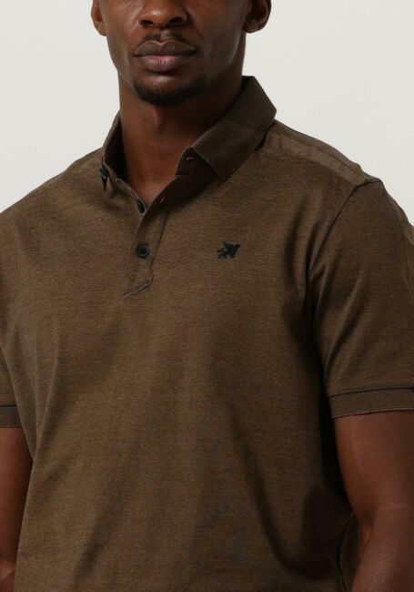 VANGUARD Polo SHORT SLEEVE POLO MERCERIZED JACQUARD JERSEY en vert - large