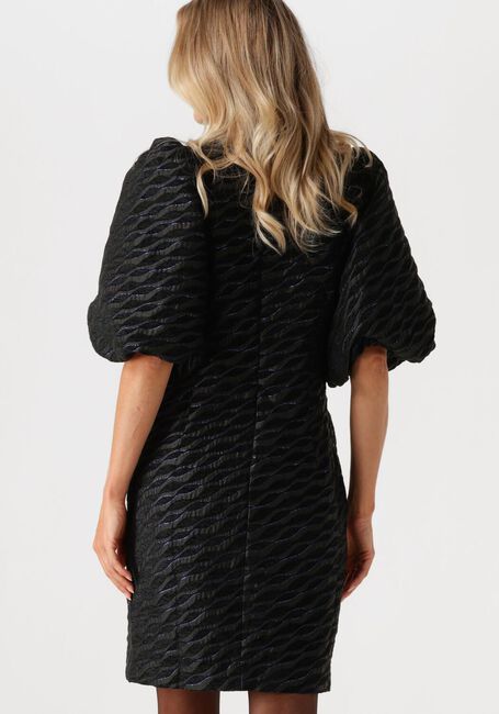 Zwarte CO'COUTURE Mini jurk ZEBRA CC FLOCK DRESS - large