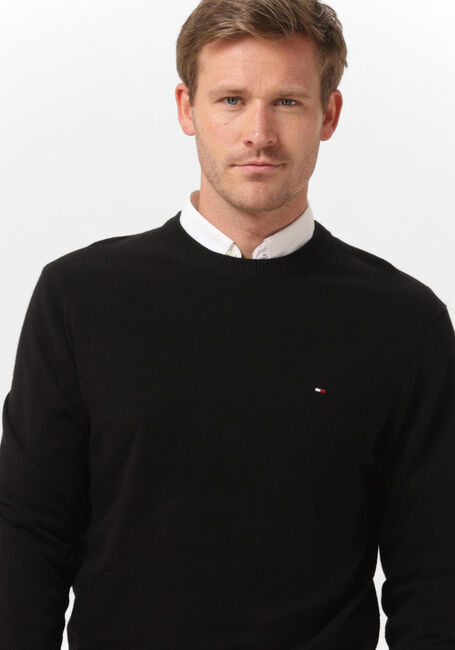 TOMMY HILFIGER Pull PIMA ORG CTN CASHMERE CREW NECK en noir - large
