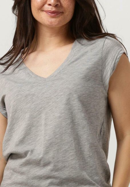 CC HEART T-shirt BASIC V-NECK TSHIRT en gris - large