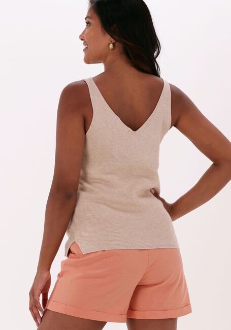 YDENCE Haut KNITTED TOP LUX en beige - large