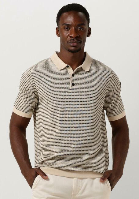 VANGUARD Polo SHORT SLEEVE POLO COTTON MODAL en beige - large