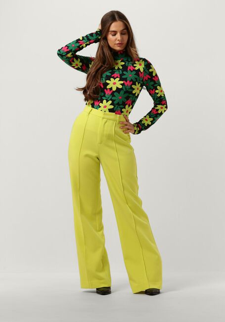Multi COLOURFUL REBEL Tops & T-shirts NEYO BIG FLOWER PEACHED TURTLENECK TOP - large