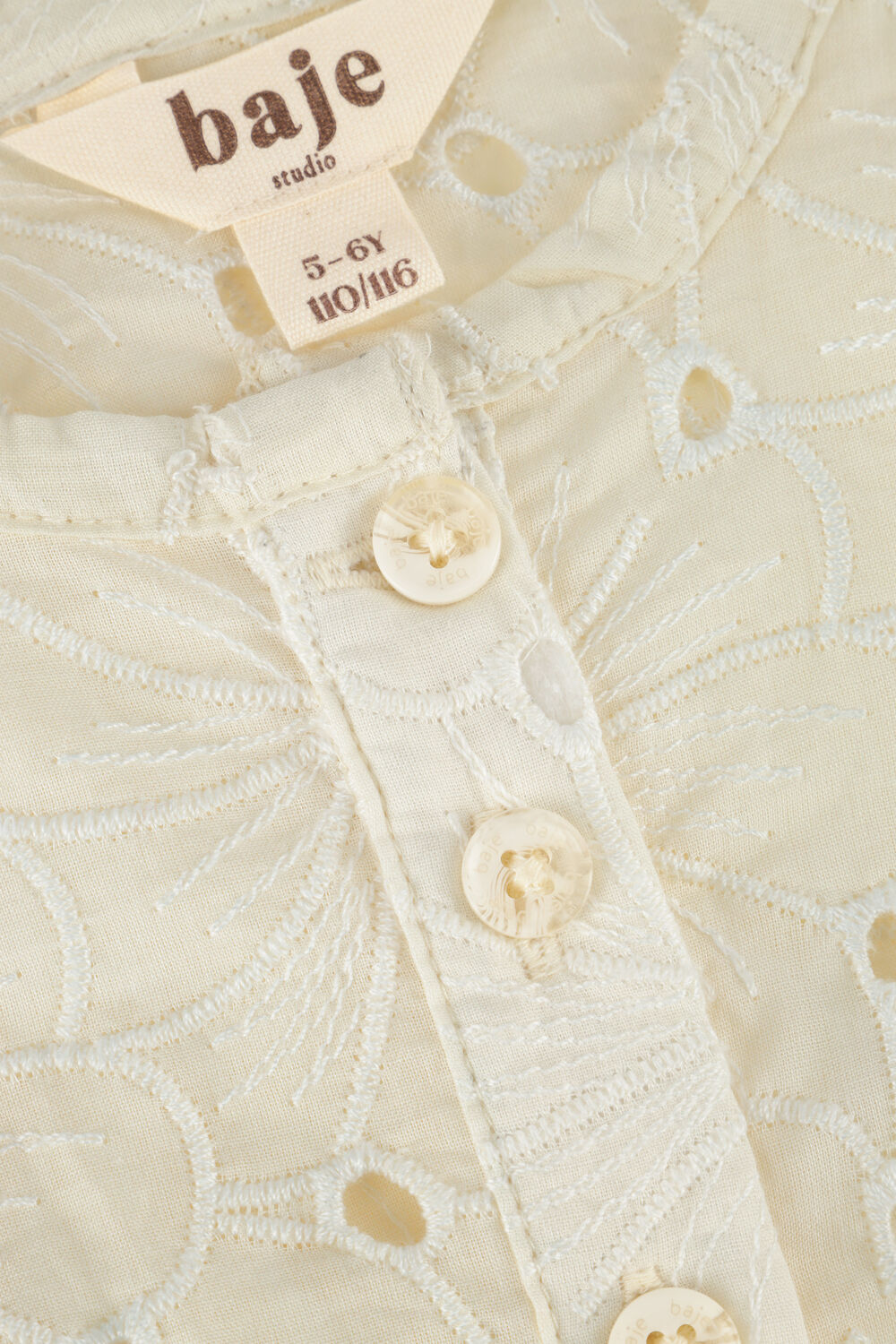 BAJE STUDIO Mini robe MOLLY Cr&egrave;me - large