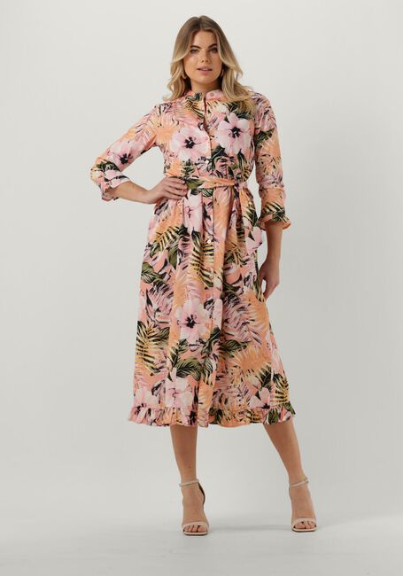 LOLLYS LAUNDRY Robe midi HARPER DRESS en multicolore - large