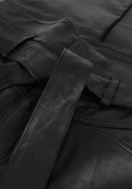 Zwarte CO'COUTURE Pantalon PHOEBE ZORA LEATHER PANT - large