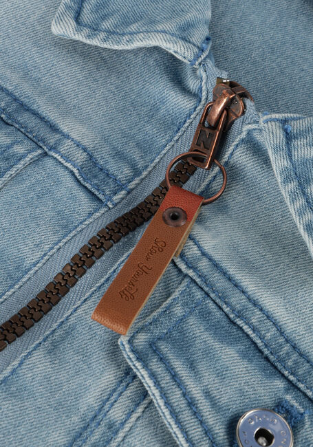 Lichtblauwe NONO Spijkerjas DONNA DENIM JACKET WITH ZIPPER Lichtblauwe NONO Spijkerjas DONNA DENIM JACKET WITH ZIPPER - large