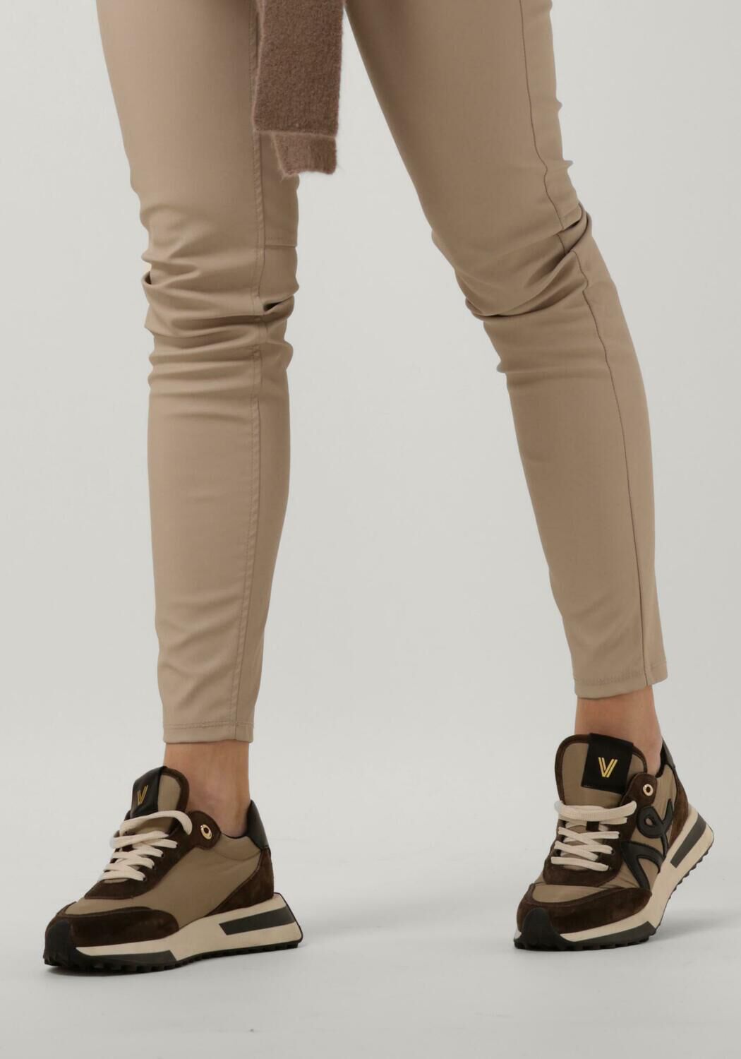 groene via vai lage sneakers posy flare