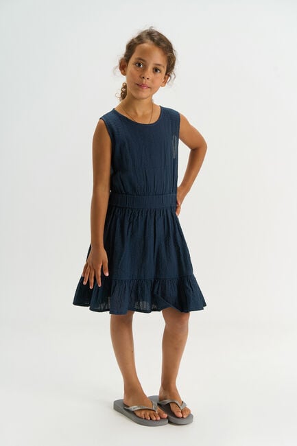 Blauwe THE NEW Midi jurk TNTESSA - large