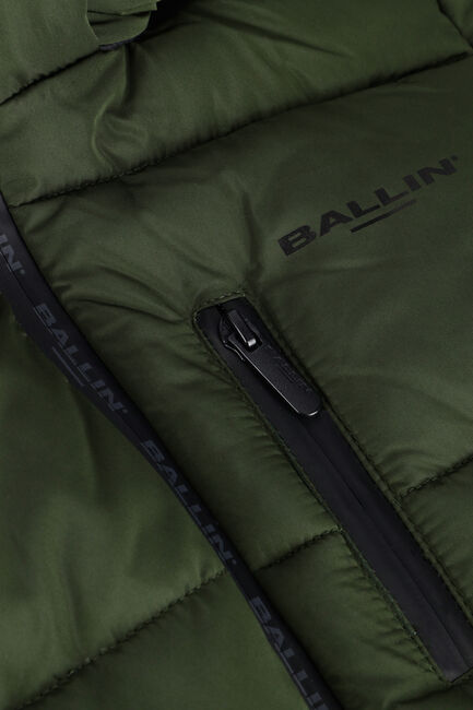 Donkergroene BALLIN Gewatteerde jas 22037402 - large