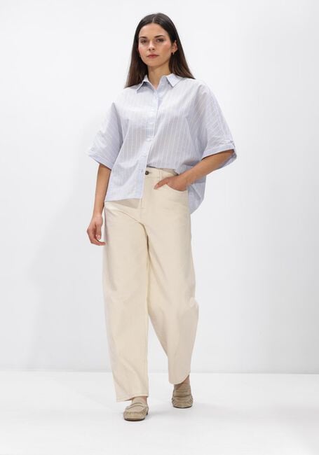 Lichtblauwe BY-BAR  SUNNY BLUE STRIPE BLOUSE - large