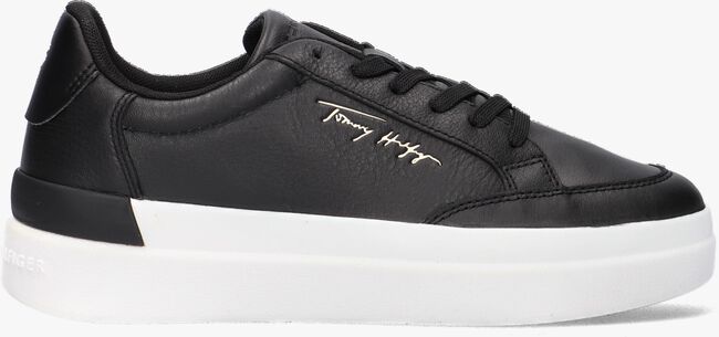 Zwarte TOMMY HILFIGER Lage sneakers TH SIGNATURE LEATHER - large