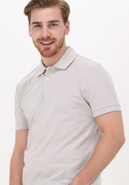 TIGER OF SWEDEN Polo DARIOS en gris - large