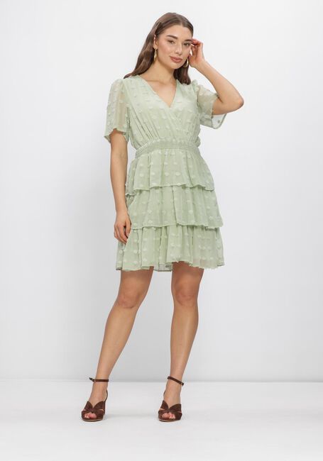 Groene Y.A.S. Jurken YASDOTTIE SS DRESS - large